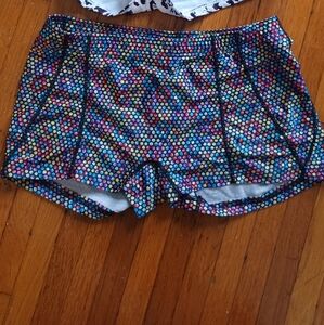 Colorful Patterned Women's Workout/Pole/Yoga Shorts